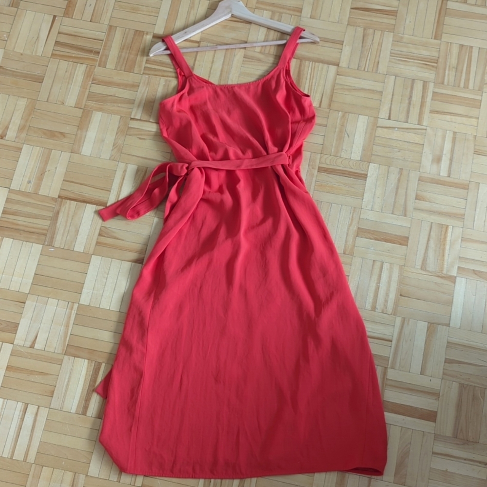 Everlane - Orange Midi Dress - Picture 5 of 5